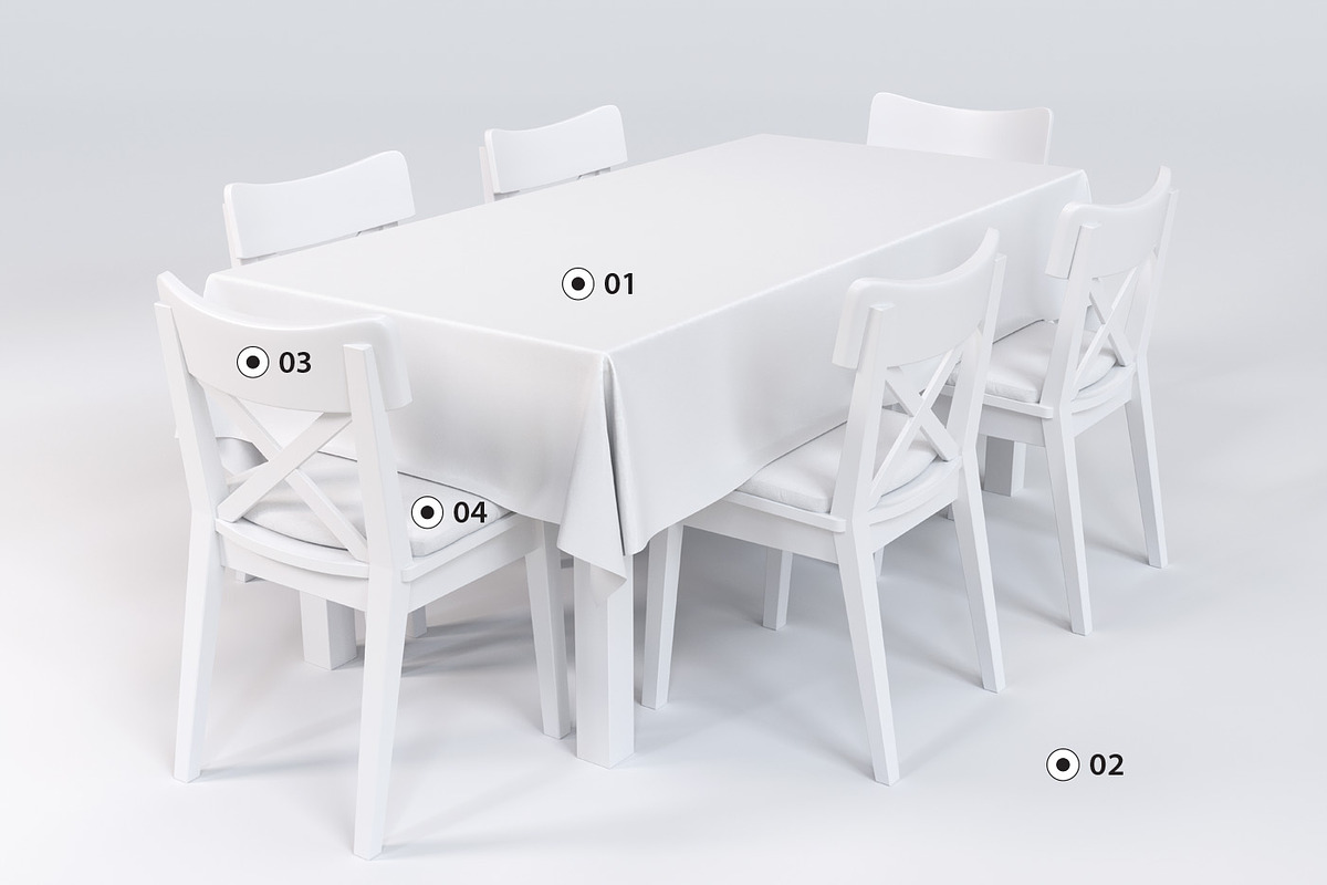 Tablecloth studio mockup set 01, a Mockup by Easy Mocks (Photo 3 of 12)