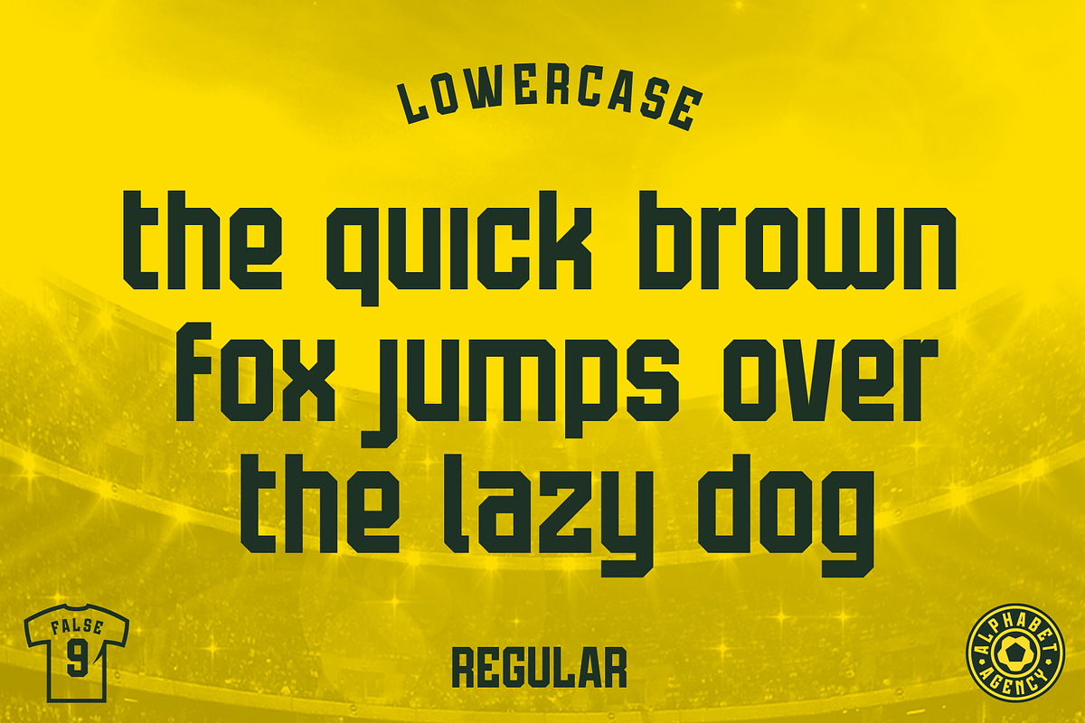 False9 Sans Serif Fonts, a Sans Serif Font by Alphabet Agency (Photo 3 of 10)