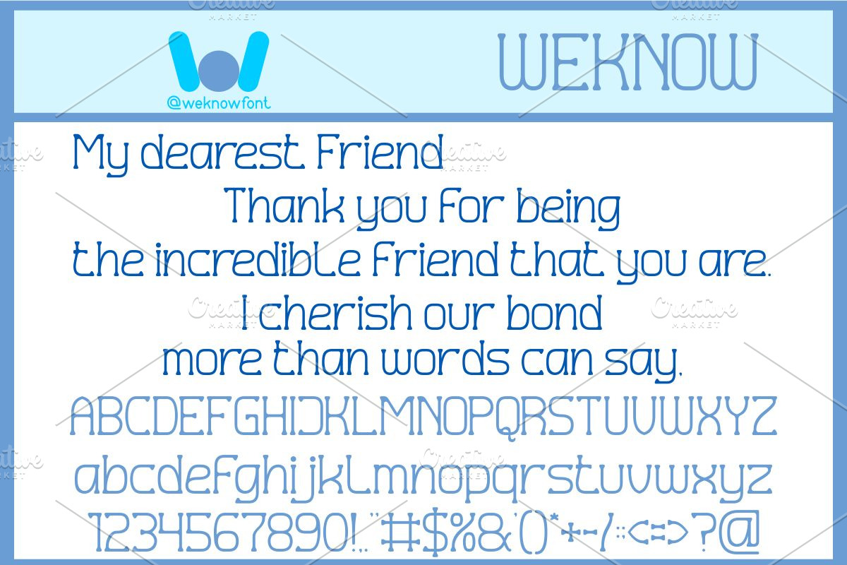 Everything Perfect font, a Serif Font by weknow (Photo 4 of 8)