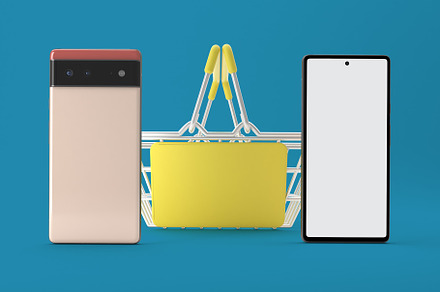 Pixel 6 Shopping, a Technology Photo by Qaleb Studio