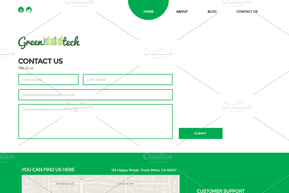 Circle: App Web Site (PSD), an App Template by UPDRAFT  (Photo 5 of 5)