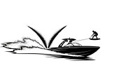 Water Ski Silhouette Vector Bundle, an Illustration by Designs_River (Thumbnail 40 of 51)