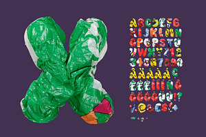 Olor Plastic Bags Font