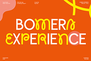 Bomera Experience - Experimental, a Sans Serif Font by Say Studio (Thumbnail 1 of 8)