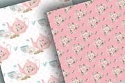 Tea Party pattern, a Pattern Graphic by designloverstudio (Thumbnail 6 of 7)