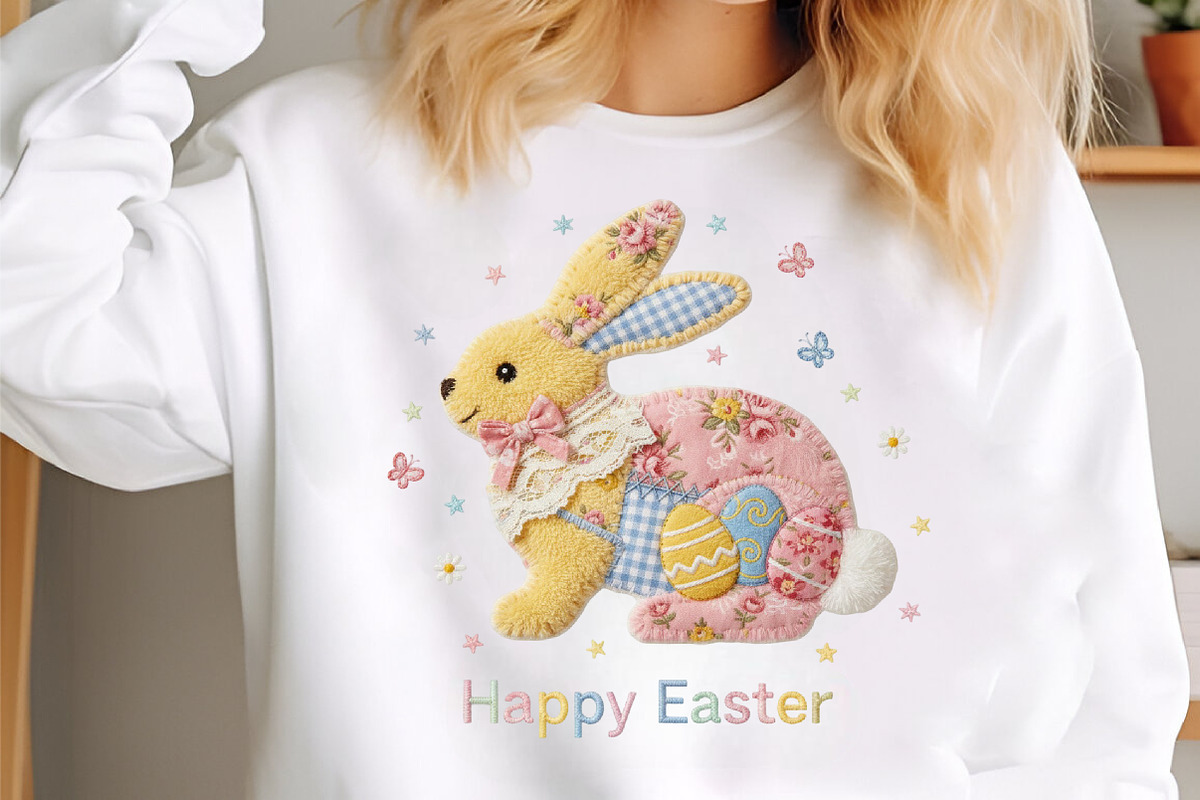 Latch Hook Easter Bunny Png Yarn, an Illustration by designcity5 (Photo 3 of 9)