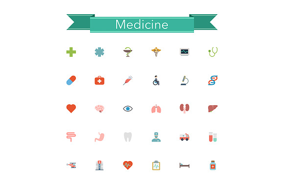 Medicine Flat Icons