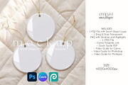 Ornament Mockup Set of 3, a Household Mockup by EmpaviMockups (Thumbnail 1 of 5)