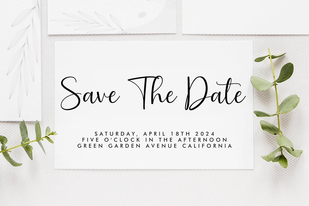 Heart Style | Wedding-Business Font, a Script Font by Jimtype Studio (Photo 7 of 8)