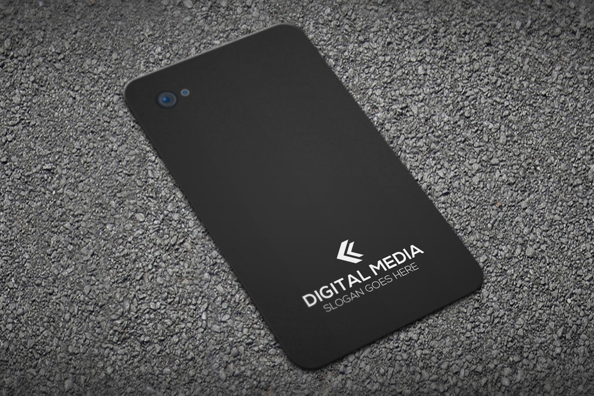 Phone Business Card, a Business Card Template by Orcshape Studio