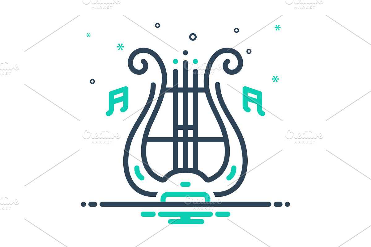 Symphony music mix icon, a Duotone Icon by Creative priyanka