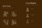 Artistic Icons Set, an Outline Icon by Prosymbols (Thumbnail 5 of 8)