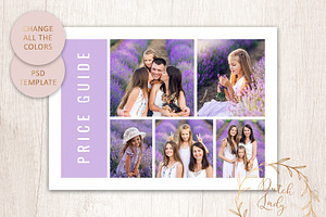 PSD Photo Price Card Template 23