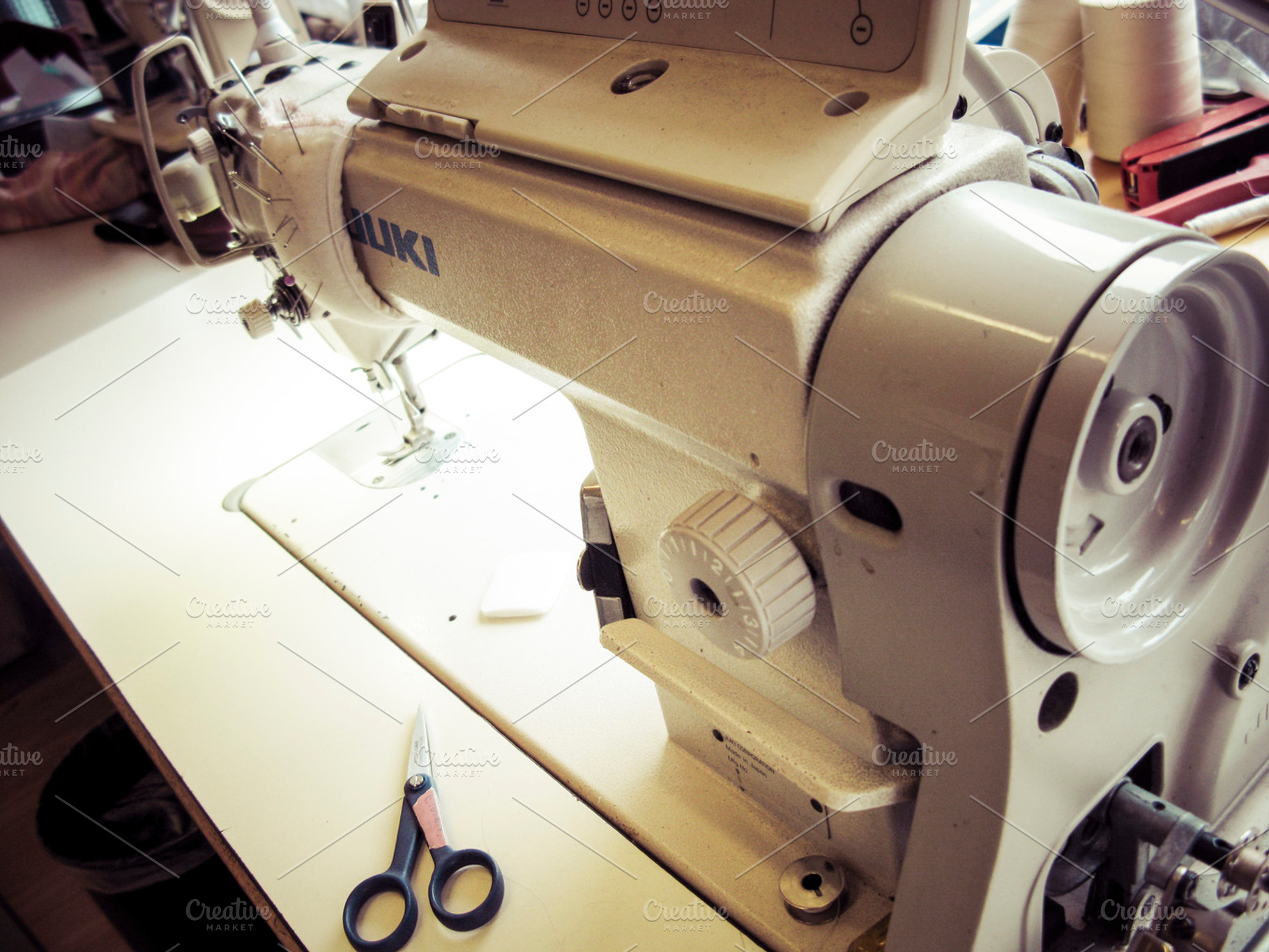 Industrial sewing machine ii stock photo containing sewing machine and sewing