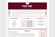 Creative Director Resume Template/CV, a Resume Template by Resume21 (Thumbnail 4 of 5)