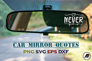 Car Mirror Quotes Sticker Bundle, a Photo by Actual Pixel (Thumbnail 8 of 17)