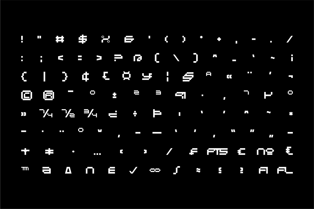 Exonyx - Futuristic Display Font, a Sans Serif Font by Typeagle (Photo 6 of 7)