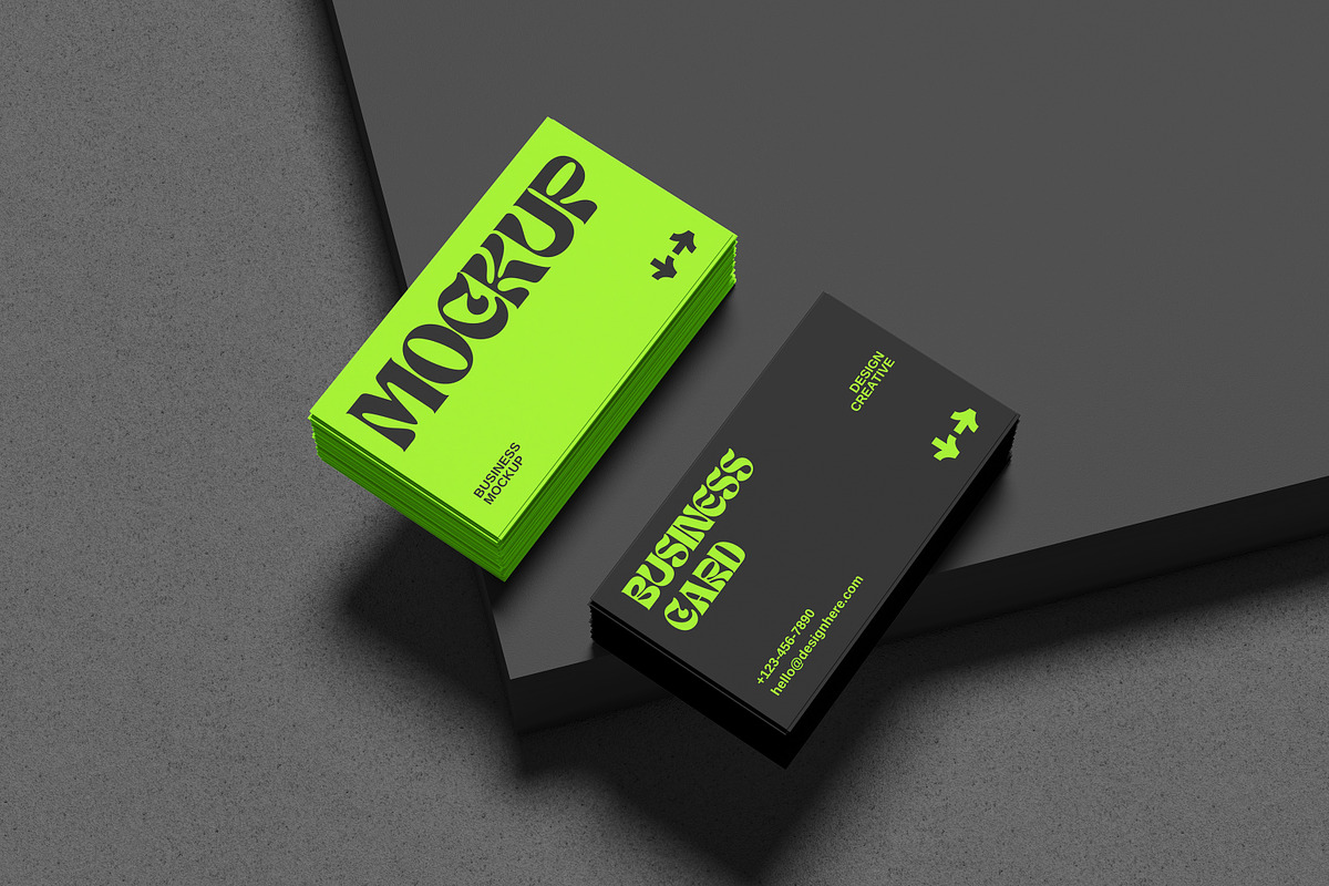 Professional Business Card Mockup, a Product Mockup by AKMAL STUDIO (Photo 2 of 5)