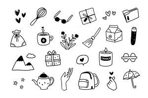 50% 176 Black & White Icons Bundle