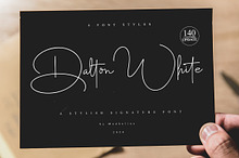 Dalton White 4 Font Style