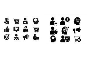 Collection of web icons representing, a Technology Illustration by ZinetroN