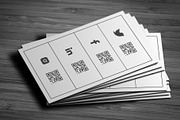 Minimal Vertical Business Card, a Business Card Template by Saman Osama (Thumbnail 2 of 6)