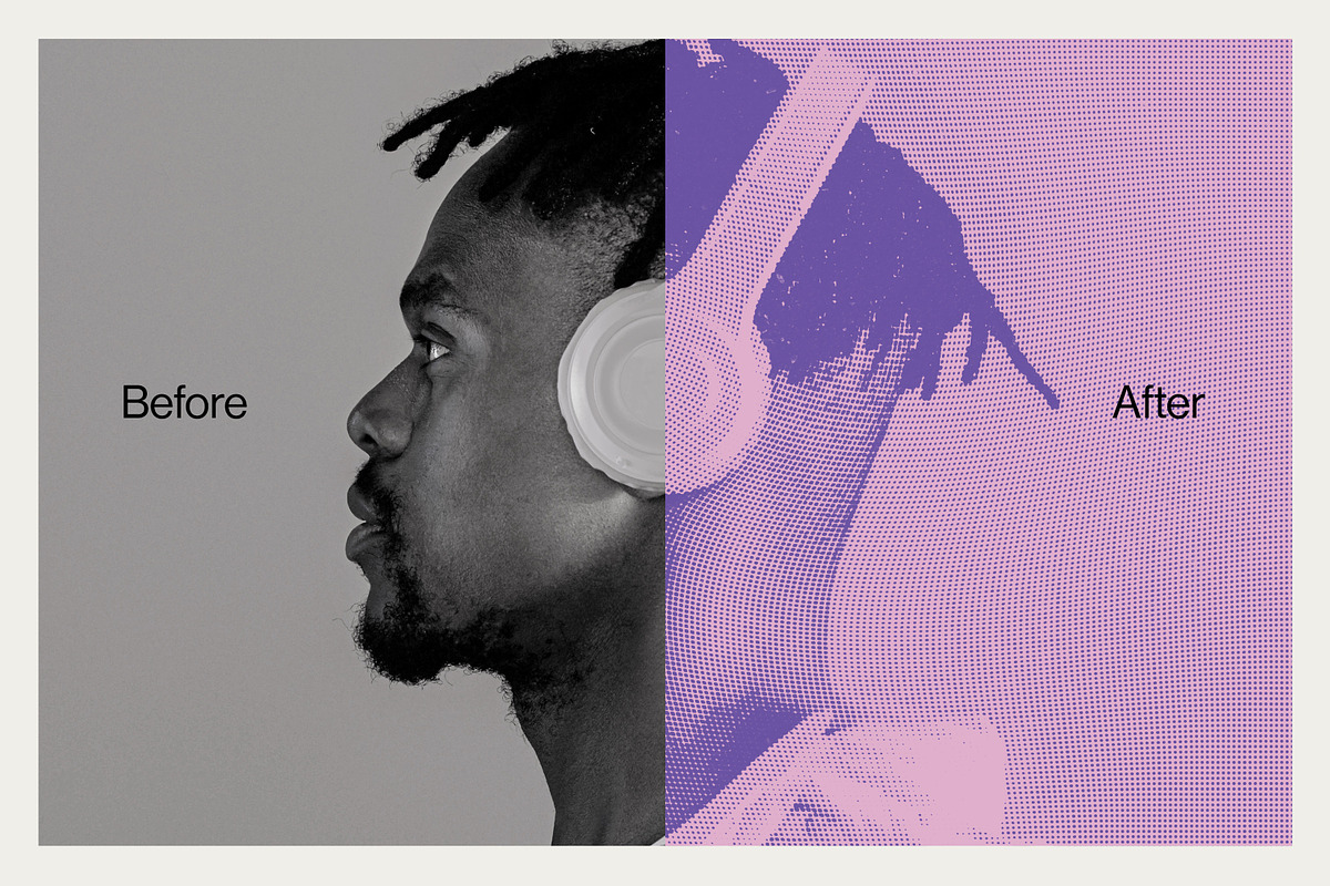 Halftone Textures for Photoshop, a Texture Graphic by mockstar (Photo 3 of 10)
