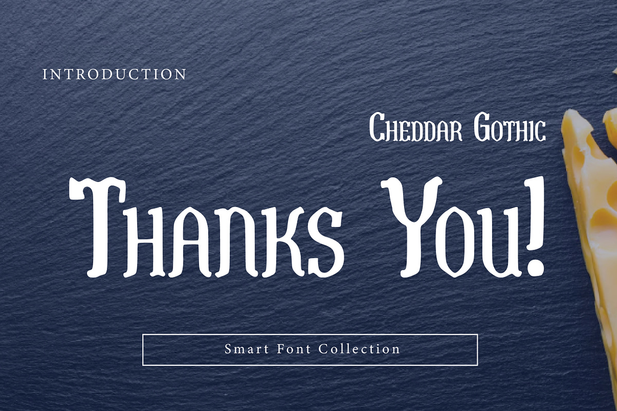 Cheddar Gothic, a Sans Serif Font by Wow Magic (Photo 3 of 3)