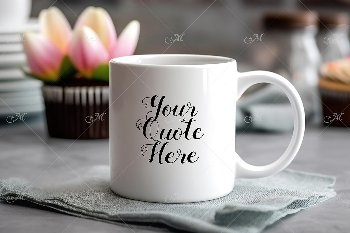 6 Mugs on a Table - Mockups, Smart, a Cups & Container Mockup by Maddy's Art & Mockups (Photo 2 of 7)