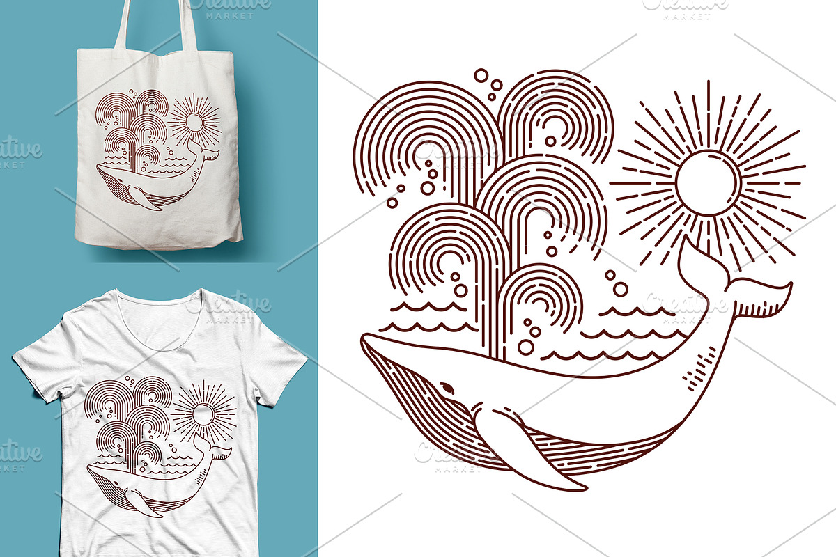 25 in 1 Bundle - Line Illustrations, an Animal Illustration by gunaonedesign (Photo 11 of 21)
