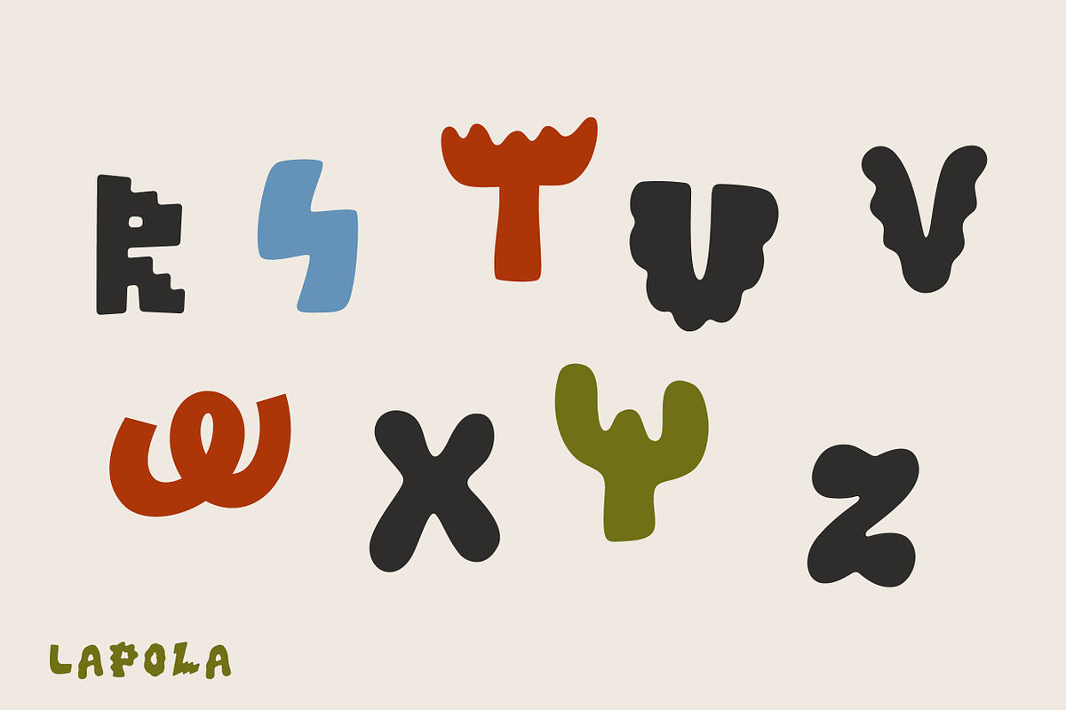 Lapola Letters, a Symbol Font by Fontcamp Type Foundry (Photo 8 of 11)