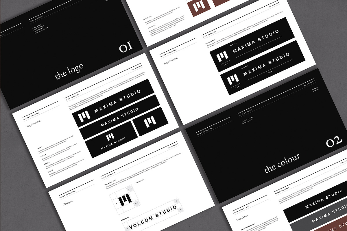 Minimal Brand Guidelines, a Presentation Template by Occy Design (Photo 4 of 9)