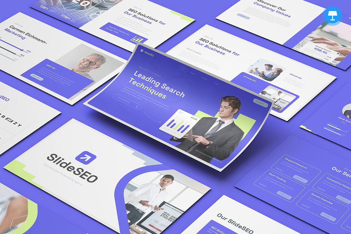 SEO Consultant Marketing Keynote, a Presentation Template by Pixslides (Photo 1 of 4)
