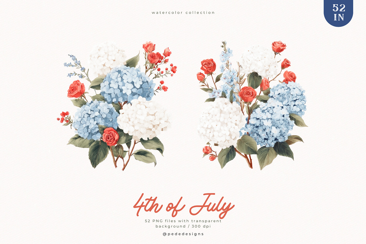 4th of July Collection, a Decorative Illustration by PeDe Designs (Photo 15 of 20)
