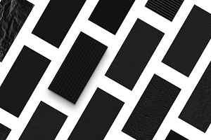 20 Seamless Black Paper Texture Pack