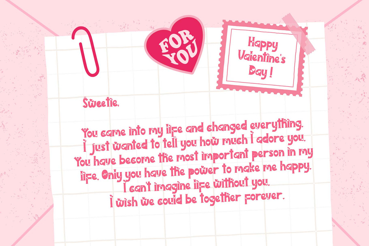 Anetha Valentine, a Handwritten Font by Yoga Letter (Photo 4 of 6)