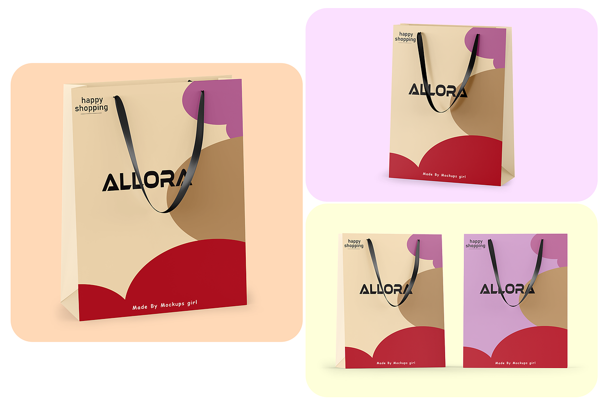 Shopping Bag Mockups, a Mockup by Mockups Girl (Photo 1 of 4)