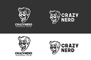 Crazy Nerd Logo Template, a Branding & Logo Template by dien96 (Thumbnail 3 of 3)