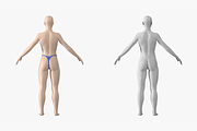 Natural Female 01 A-Pose Base Mesh, a Characters & Person 3D Model by VK Studio (Thumbnail 7 of 26)