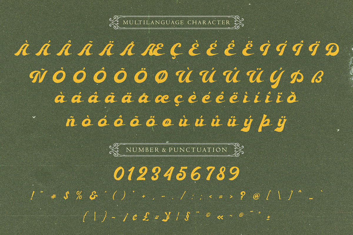 Ebullience font preview 8