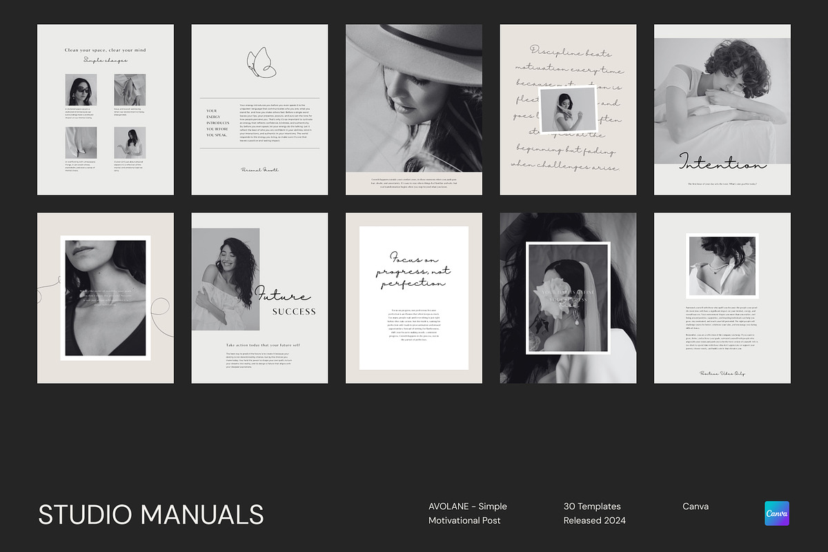 AVOLANE - Simple Motivational Post, a Social Media Template by Studio Manuals (Photo 4 of 8)