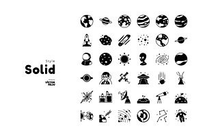 36 Space Icons