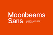 Moonbeams Sans Serif Modern Font, a Sans Serif Font by UICreative (Thumbnail 1 of 13)