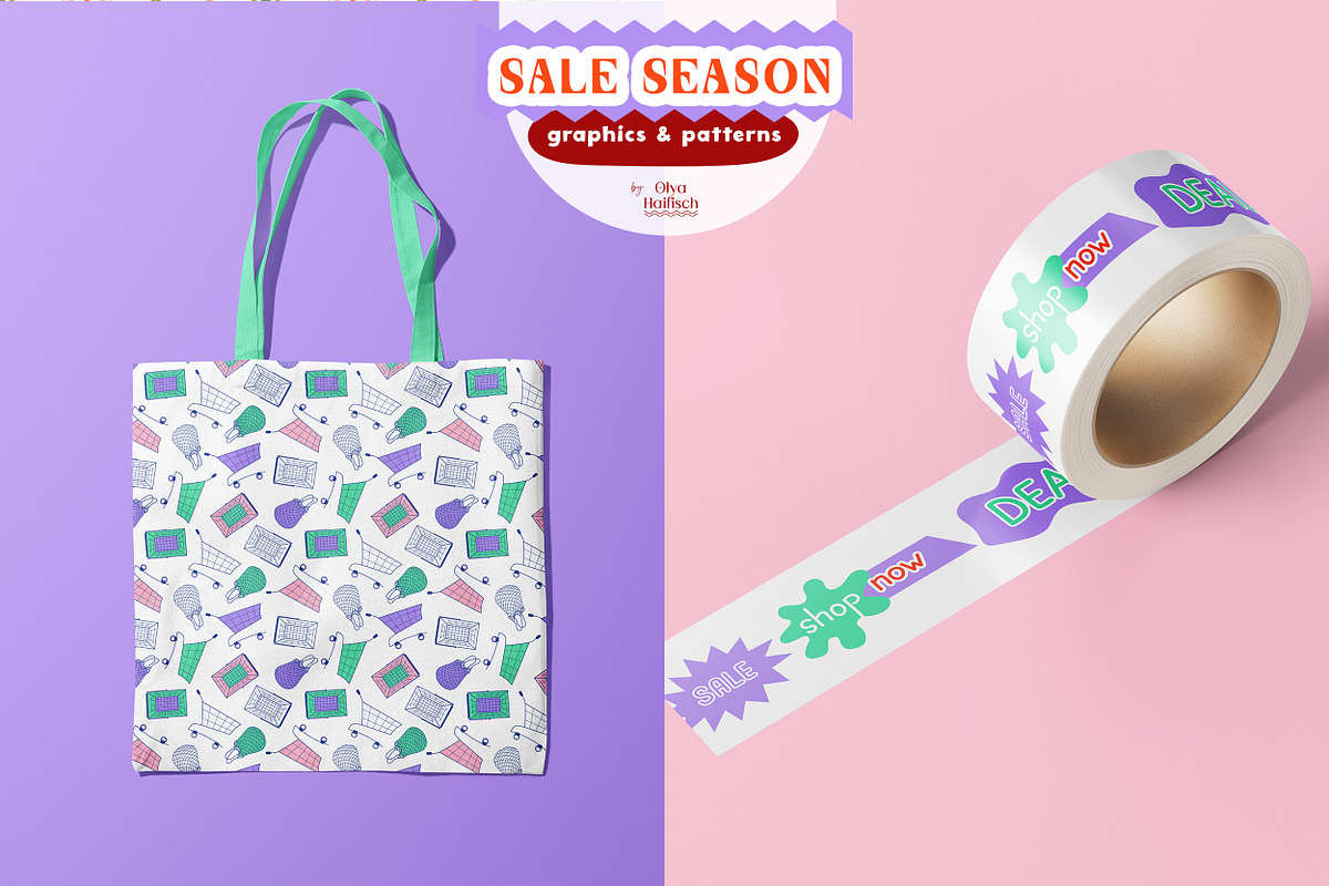 Sale Season Graphics & Patterns, an Object Graphic by Olya Haifisch (Photo 14 of 16)