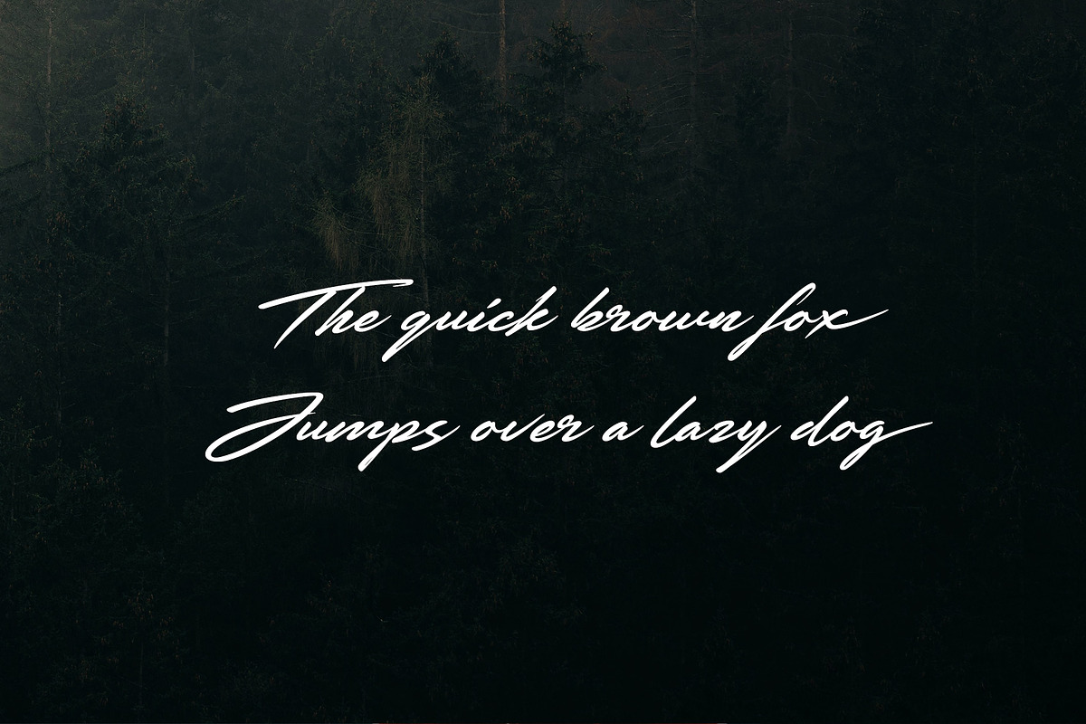 Deep Handwritten Font, a Font by sunnytudu (Photo 7 of 10)