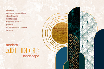 Art Deco Landscape Creator Kit