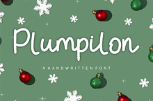 Plumpilon  Handwritten Font.