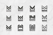 M Letter Logo Bundle Monogram Set, a Branding & Logo Template by Template Dealer (Thumbnail 9 of 44)