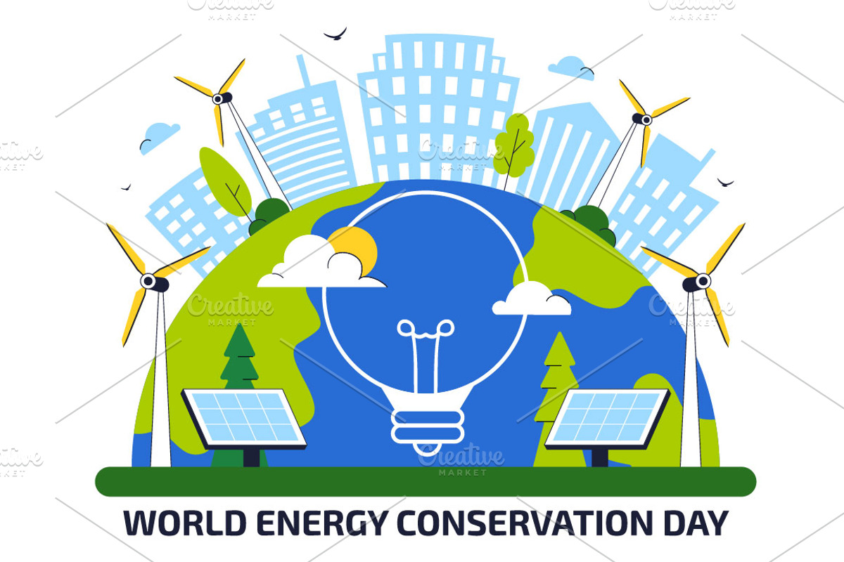 10 World Energy Conservation Day, a Seasonal Illustration by denayunebgt (Photo 4 of 4)