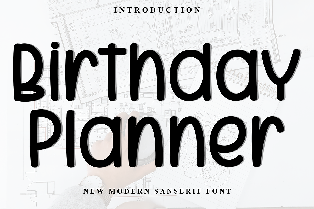 Birthday Planner, a Handwritten Font by InermediaSTUDIO (Photo 1 of 8)